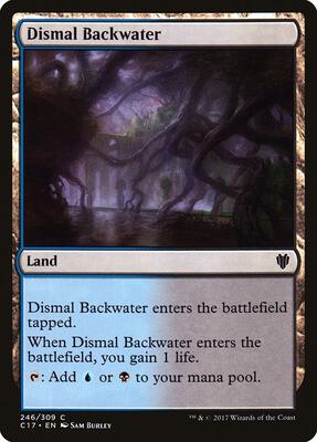 Dismal Backwater card from Commander 2017