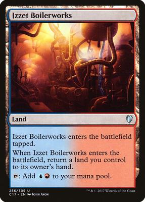 Izzet Boilerworks card from Commander 2017