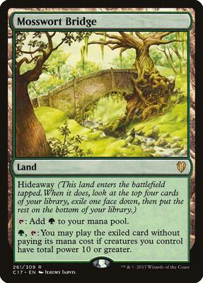 Mosswort Bridge card from Commander 2017