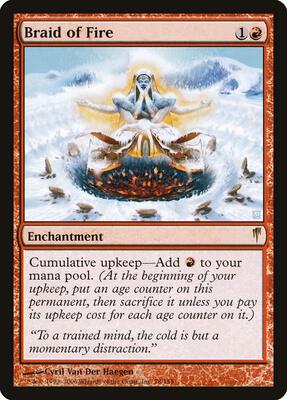 Braid of Fire card from Coldsnap