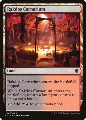 Rakdos Carnarium card from Commander 2017
