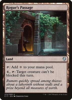 Rogue's Passage card from Commander 2017