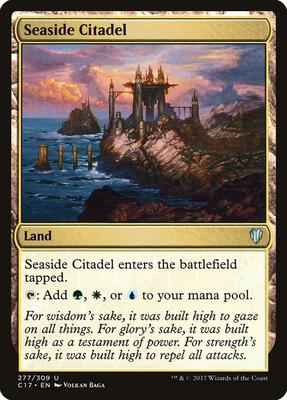 Seaside Citadel card from Commander 2017