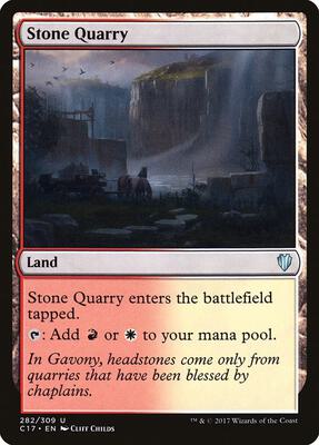 Stone Quarry card from Commander 2017