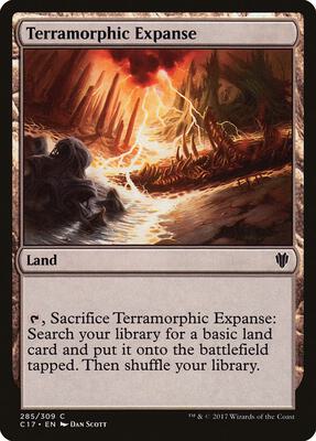 Terramorphic Expanse card from Commander 2017