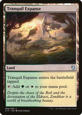 Tranquil Expanse card from Commander 2017