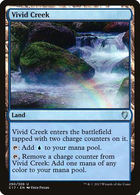 Vivid Creek card from Commander 2017