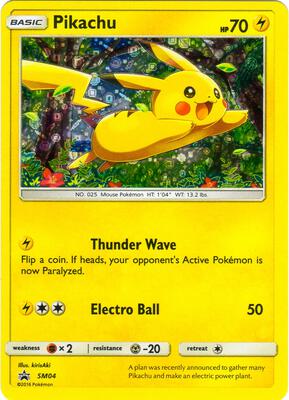 Pikachu - SM04 (General Mills) card from Miscellaneous Cards & Products