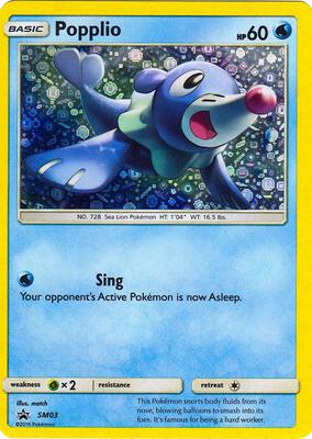 Popplio - SM03 (General Mills Promo) card from Miscellaneous Cards & Products