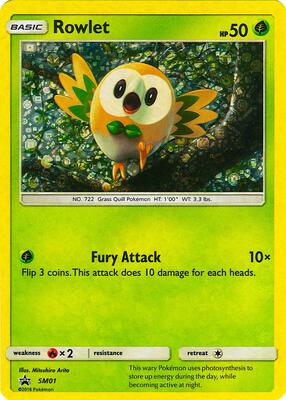Rowlet - SM01 (General Mills Promo) card from Miscellaneous Cards & Products