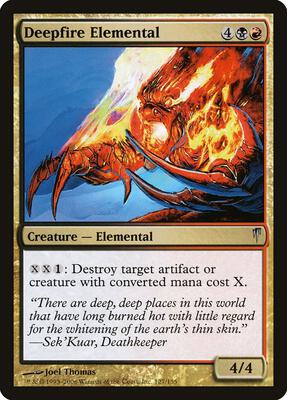 Deepfire Elemental card from Coldsnap