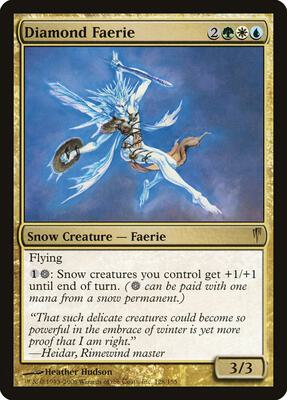 Diamond Faerie card from Coldsnap
