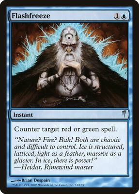 Flashfreeze card from Coldsnap