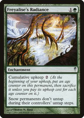Freyalise's Radiance card from Coldsnap
