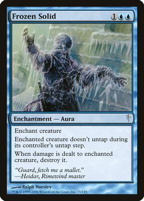 Frozen Solid card from Coldsnap