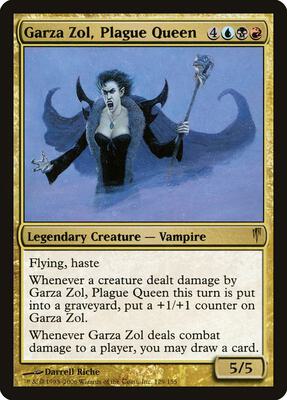 Garza Zol, Plague Queen card from Coldsnap