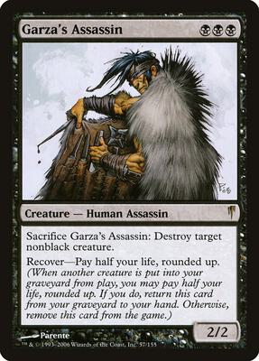 Garza's Assassin card from Coldsnap