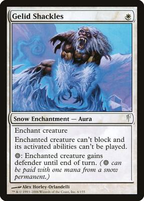 Gelid Shackles card from Coldsnap