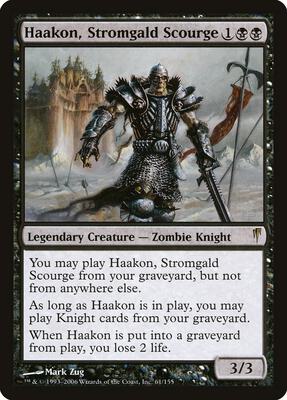 Haakon, Stromgald Scourge card from Coldsnap