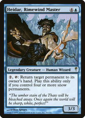 Heidar, Rimewind Master card from Coldsnap