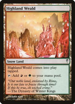 Highland Weald card from Coldsnap