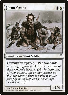Jotun Grunt card from Coldsnap
