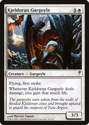 Kjeldoran Gargoyle card from Coldsnap