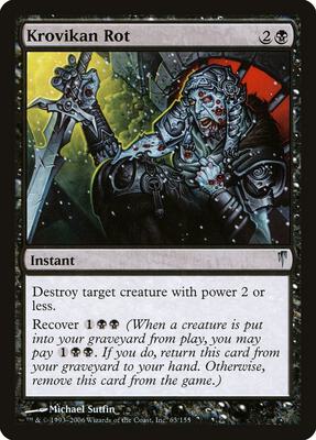 Krovikan Rot card from Coldsnap