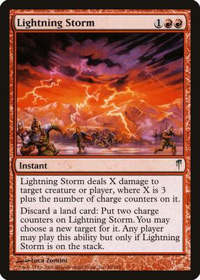 Lightning Storm card from Coldsnap