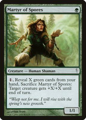 Martyr of Spores card from Coldsnap