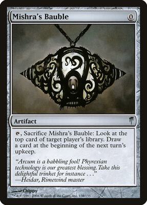 Mishra's Bauble card from Coldsnap
