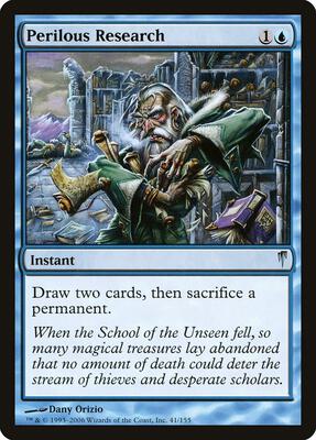 Perilous Research card from Coldsnap