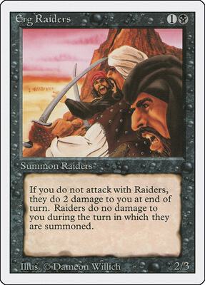 Erg Raiders card from Revised Edition