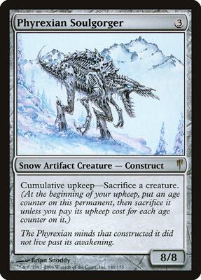 Phyrexian Soulgorger card from Coldsnap