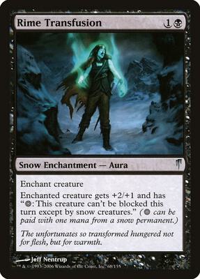 Rime Transfusion card from Coldsnap