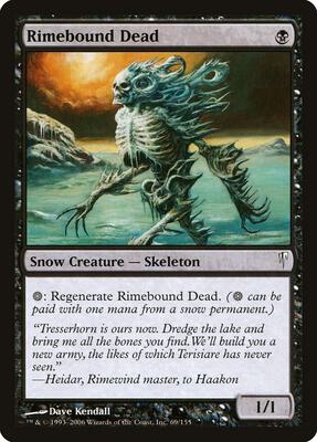 Rimebound Dead card from Coldsnap