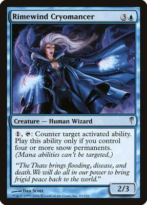 Rimewind Cryomancer card from Coldsnap