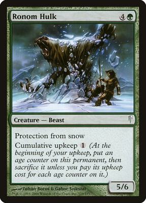 Ronom Hulk card from Coldsnap