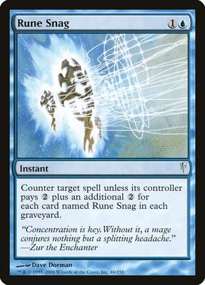 Rune Snag card from Coldsnap