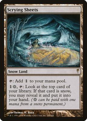 Scrying Sheets card from Coldsnap