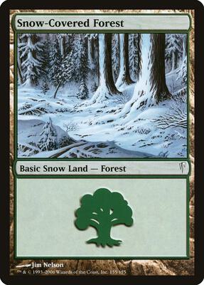 Snow-Covered Forest card from Coldsnap