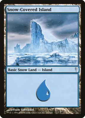 Snow-Covered Island card from Coldsnap