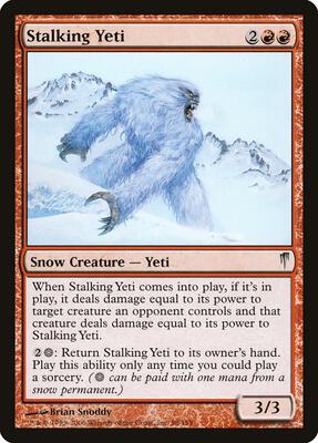Stalking Yeti card from Coldsnap