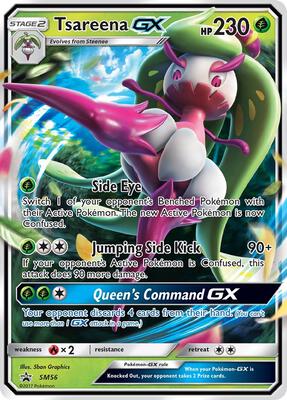 Tsareena GX - SM56 card from SM Promos
