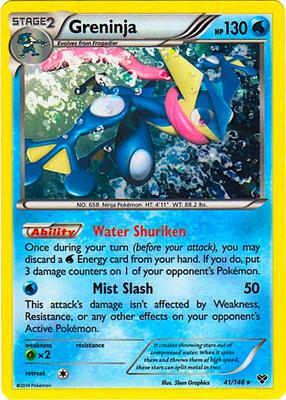 Greninja - 41/146 (Cosmos Holo) card from Blister Exclusives