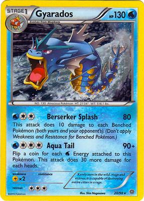 Gyarados - 20/98 (Cosmos Holo) card from Miscellaneous Cards & Products