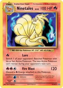 Ninetales - 15/108 (XY Evolutions) (Non-Holo) card from Deck Exclusives