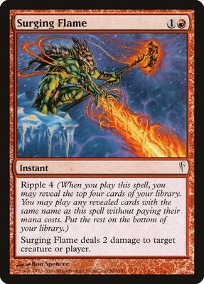 Surging Flame card from Coldsnap