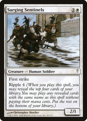 Surging Sentinels card from Coldsnap