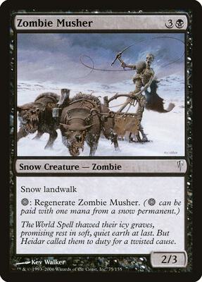 Zombie Musher card from Coldsnap